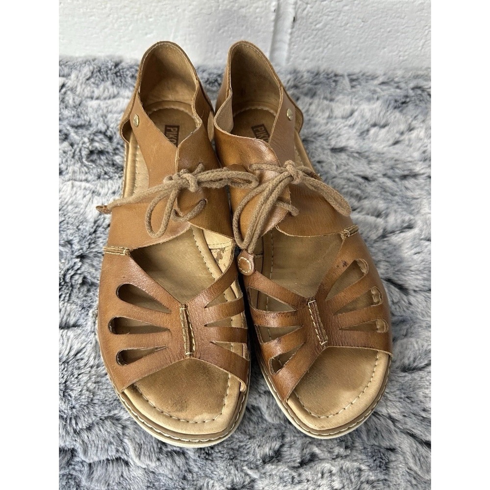 Pikolinos Alcudia W1L-0917CL Sandal Shoes Brown Leather / Women’s 38 US 7.5